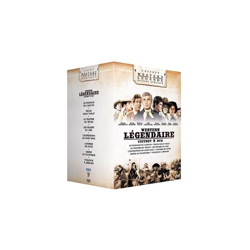Coffret Westerns américains 4 - 8 DVD Coffrets