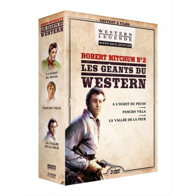 Coffret Robert Mitchum n°2 - 3DVD Westerns de Légende