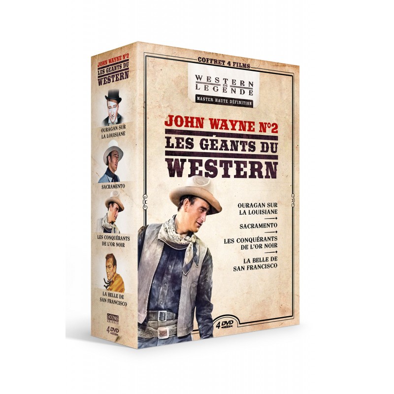 Coffret John Wayne n°2 - 4 DVD Accueil