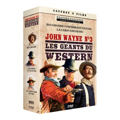 Coffret John Wayne n°3 - 3DVD Westerns de Légende