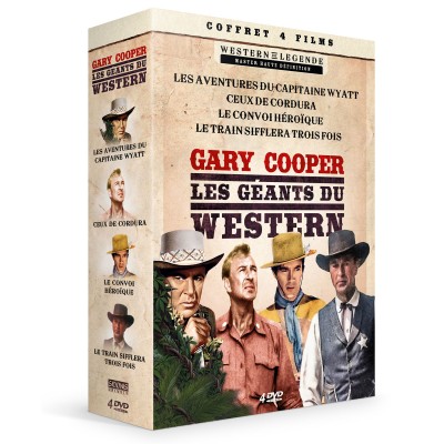 Coffret Gary Cooper n°2 - 4DVD Westerns de Légende