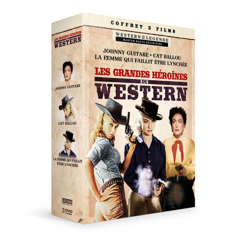 Coffret les grandes héroïnes du western - 3DVD Westerns de Légende