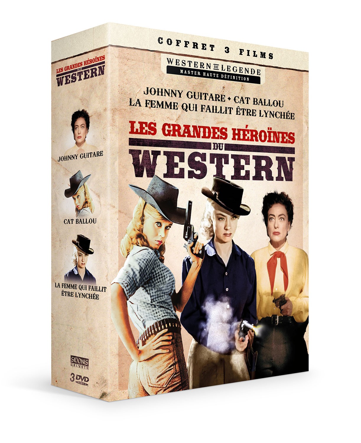 Coffret les grandes héroïnes du western - 3DVD - Westerns de Légende