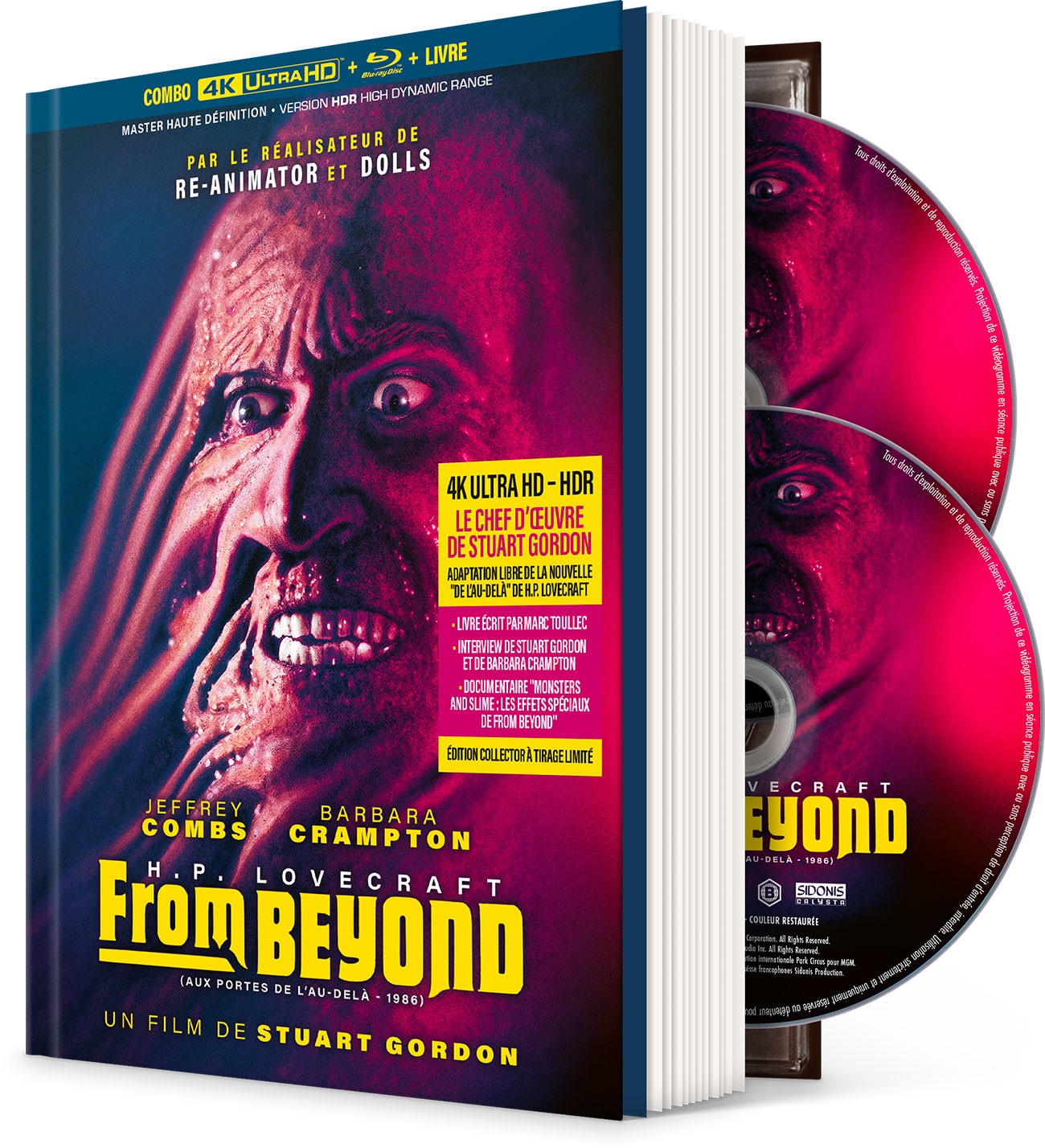From Beyond - Aux portes de l'au-delà - Mediabook 4k - Fantastique From Beyond - Aux portes de l'au-delà - Mediabook 4k - Fantastique