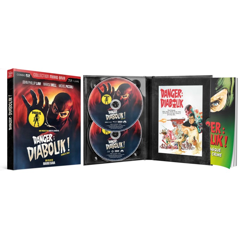 Danger Diabolik - Combo 4k / Blu-Ray / Livre Aventure / Action