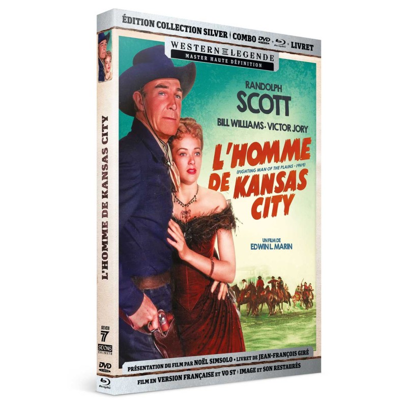 L'homme de Kansas City - Combo DVD / Blu-Ray / Livret Westerns de Légende