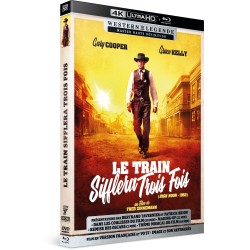 Le train sifflera trois fois - Combo 4k / Blu-Ray / Livret Westerns de Légende