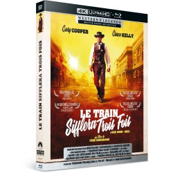 Le train sifflera trois fois - Combo 4k / Blu-Ray / Livret Westerns de Légende