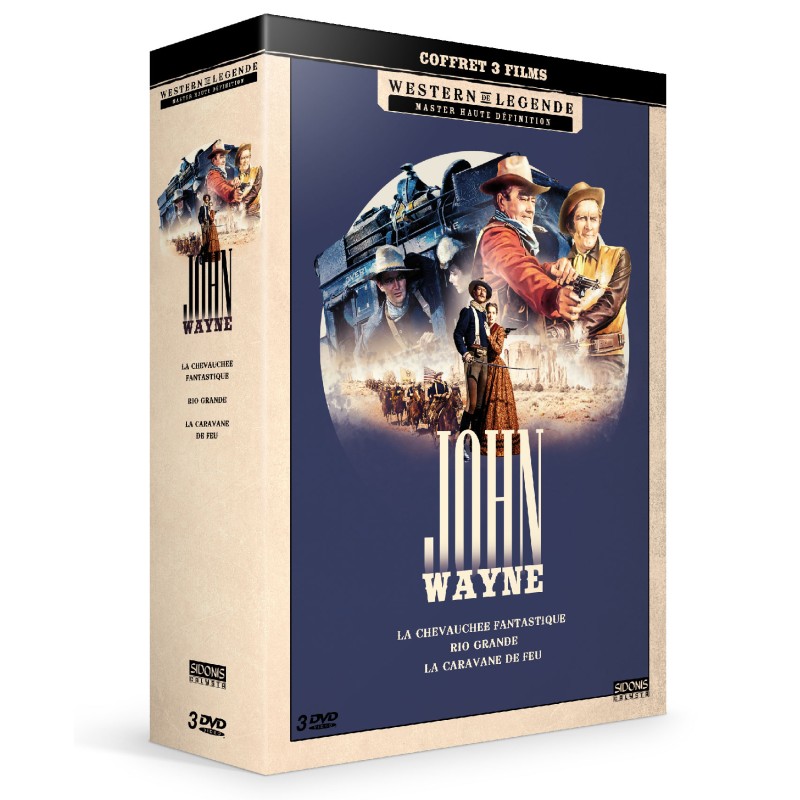 Coffret John Wayne n°4 - 3 DVD Westerns de Légende