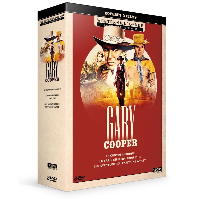 Coffret Gary Cooper - 3 DVD Westerns de Légende