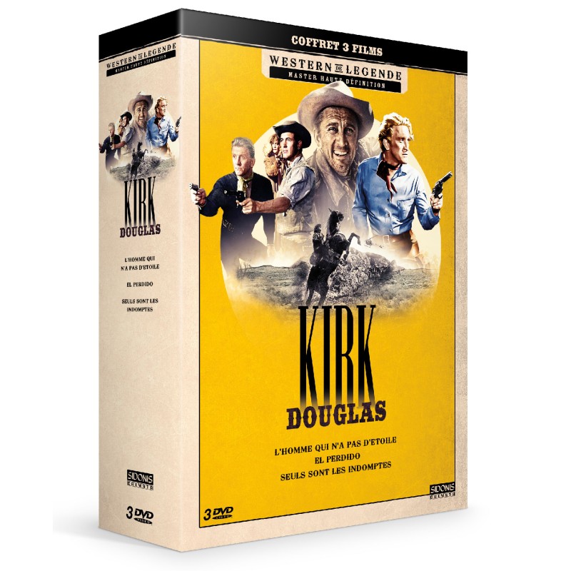 Coffret Kirk Douglas n°3 - 3 DVD Westerns de Légende