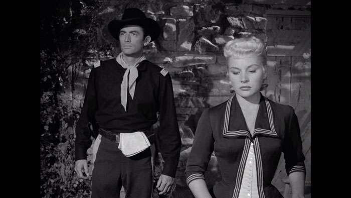 Extrait Fort invincible avecGregory Peek et Barbara Payton en DVD et combo BRD/DVD